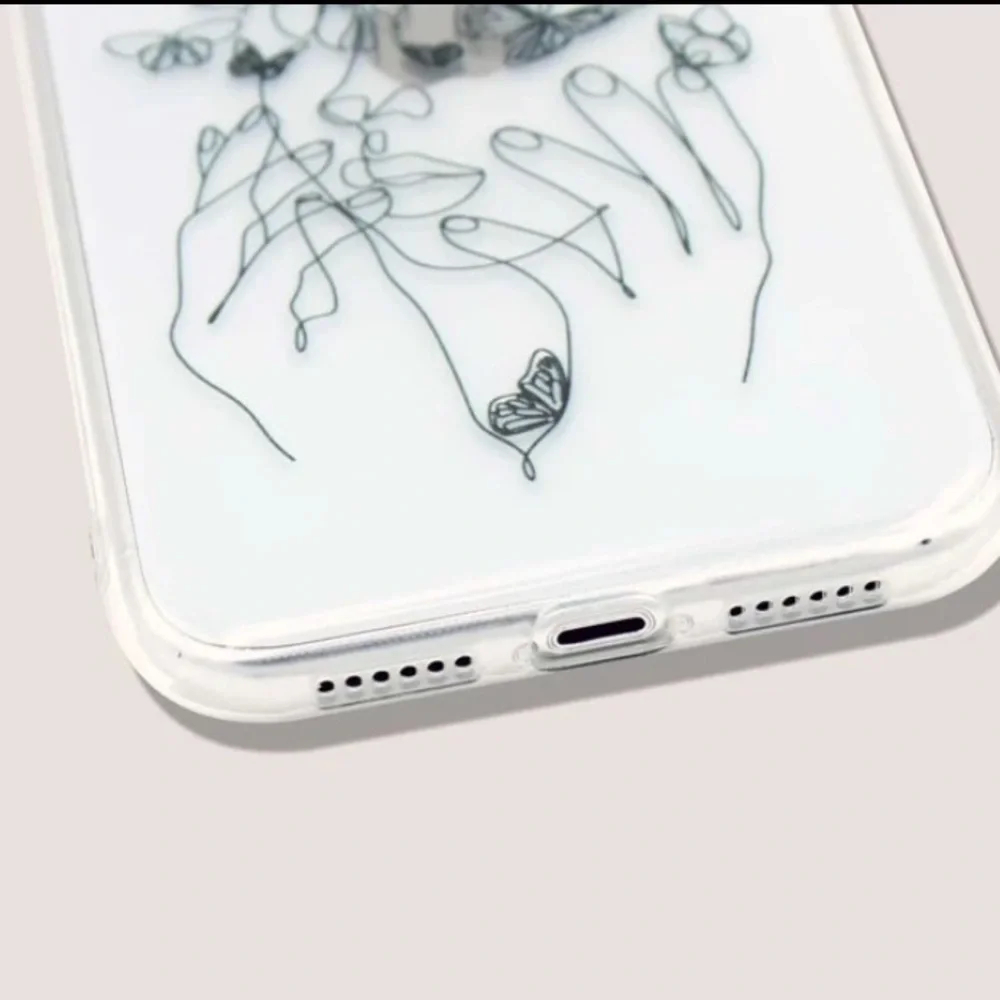 Abstract butterfly phone case - NWT
